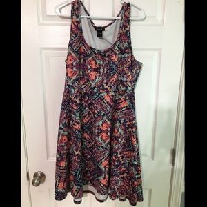 Torrid Abstract Skater Dress GUC